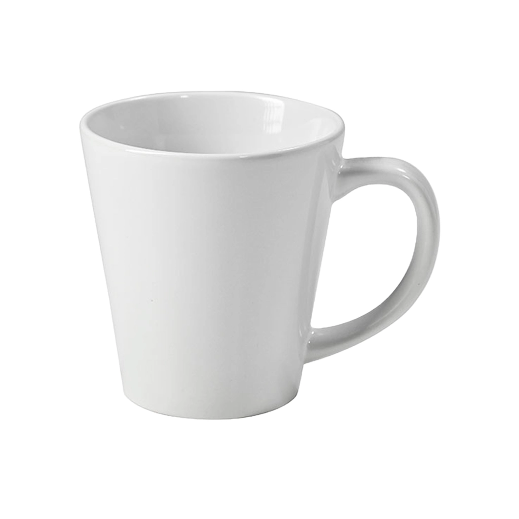 Taza Cónica Blanca 12oz