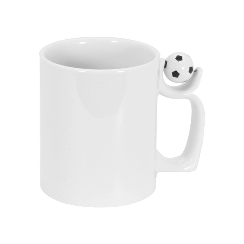 Taza Blanca con Asa de Pelota 11oz