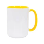 Taza con Asa e Interior de Color 15oz