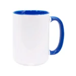 Taza con Asa e Interior de Color 15oz